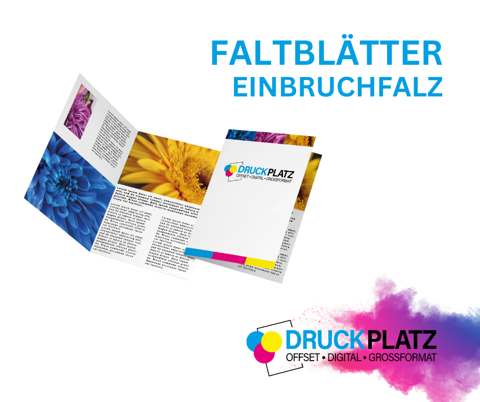 Faltflyer Einbruchfalz